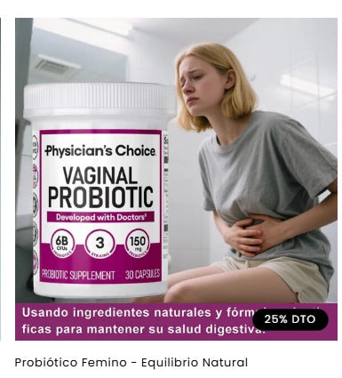 Probiótico Femenino – Equilibrio íntimo y frescura |