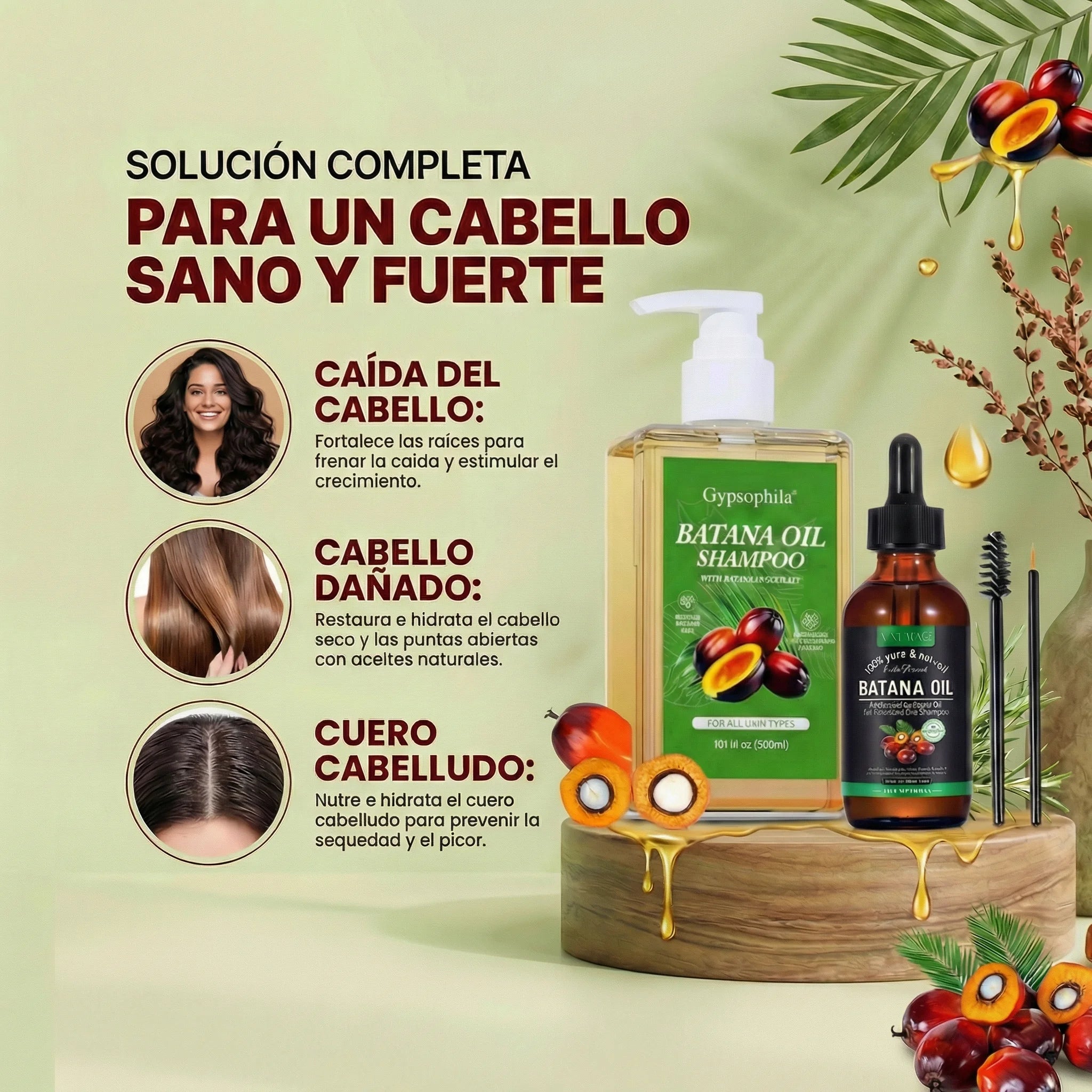 shampoo y aceite de batana